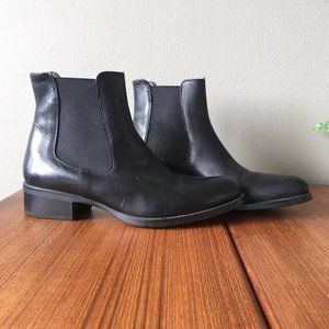 Genuine leather chelsea boots size 38